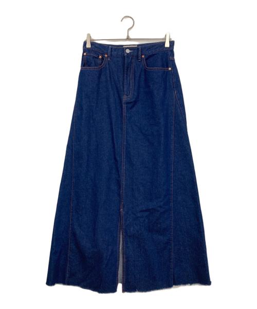 JOURNAL STANDARD relume（ジャーナルスタンダード レリューム）JOURNAL STANDARD relume (ジャーナルスタンダード レリューム) 9oz C/Rジョイントデニムスカート インディゴ サイズ:38の古着・服飾アイテム