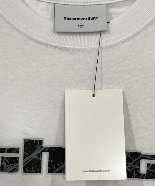 thisisneverthat（ディスイズネバーザット）thisisneverthat (ディスイズネバーザット) Big Initial W Tee ホワイト サイズ:Ⅿの古着・服飾アイテム