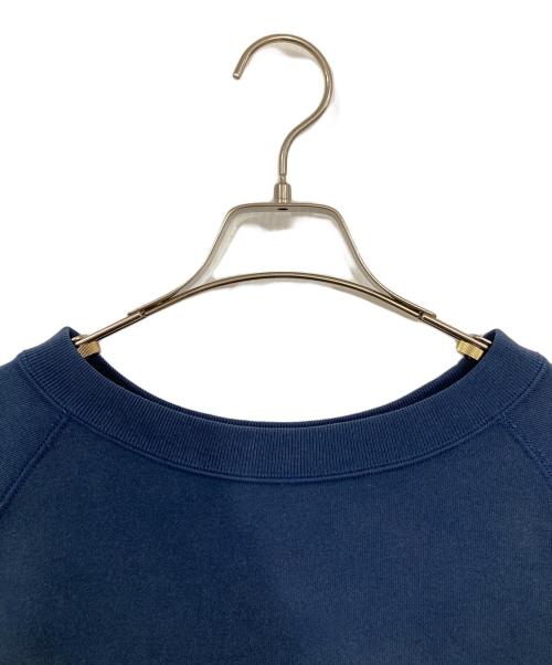 BEAMS FUTURE ARCHIVE（ビームスフューチャーアーカイブ）BEAMS FUTURE ARCHIVE (ビームスフューチャーアーカイブ) DAMAGE SWEAT CREW ネイビー サイズ:Lの古着・服飾アイテム