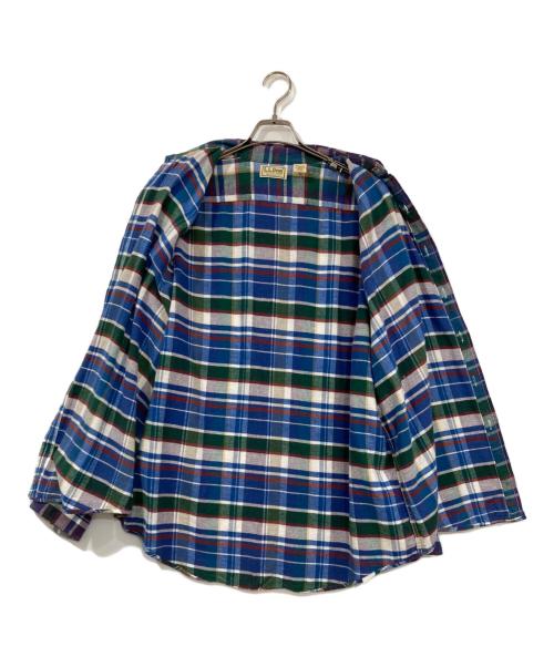 L.L.Bean（エルエルビーン）L.L.Bean (エルエルビーン) チェックネルシャツ グリーン×ブルー サイズ:Lの古着・服飾アイテム