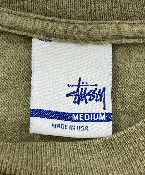 stussy（ステューシー）stussy (ステューシー) 00'sプリントTシャツ カーキ サイズ:Ⅿの古着・服飾アイテム