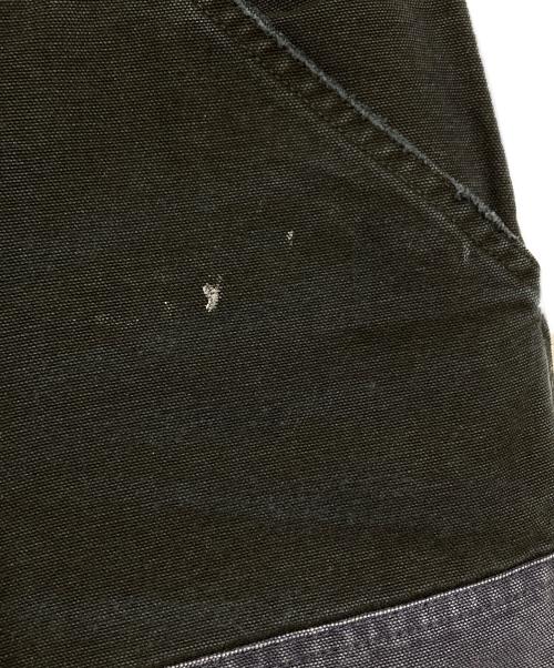 Carhartt WIP（カーハート ワークインプログレス）CARHARTT WIP (カーハート ワークインプログレス) バイカラーダブルニーパンツ ブラック×ネイビー サイズ:W34×L32の古着・服飾アイテム