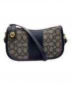 COACHコーチ）の古着「スウィンガー 2WAYバッグ」｜ネイビー×ベージュ