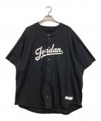 JORDANジョーダン）の古着「ベースボールシャツ」｜ブラック