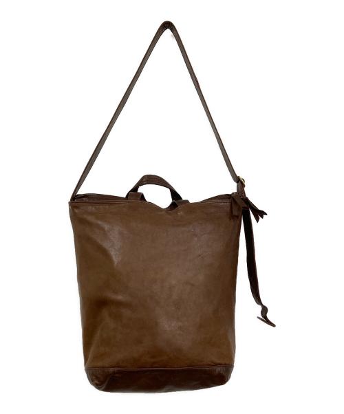 PORTER（ポーター）PORTER (ポーター) 2WAYレザーバッグ ブラウンの古着・服飾アイテム