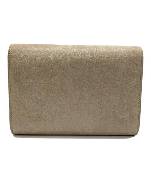 JIMMY CHOO（ジミーチュウ）JIMMY CHOO (ジミーチュウ) クラッチバッグ ベージュの古着・服飾アイテム