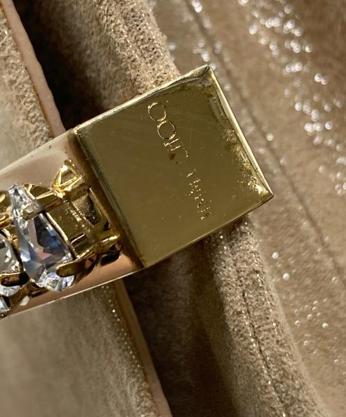 JIMMY CHOO（ジミーチュウ）JIMMY CHOO (ジミーチュウ) クラッチバッグ ベージュの古着・服飾アイテム