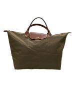 LONGCHAMPロンシャン）の古着「トートバッグ」｜カーキ