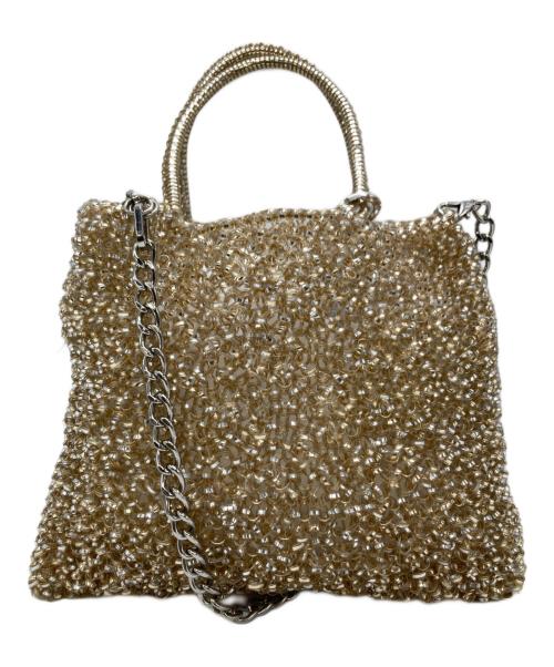 ANTEPRIMA（アンテプリマ）ANTEPRIMA (アンテプリマ) 2WAYハンドバッグ ベージュの古着・服飾アイテム