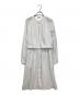 MONCLER（モンクレール）の古着「Abito chemisier in cotone/ABITOコットンシャツワンピース」｜ホワイト
