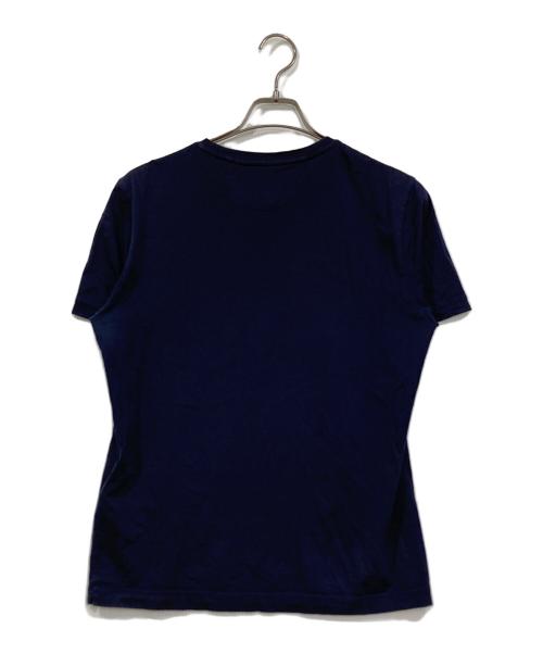 FENDI（フェンディ）FENDI (フェンディ) 18ss モンスターアイ ラインストーン 半袖Tシャツ ネイビー サイズ:48の古着・服飾アイテム