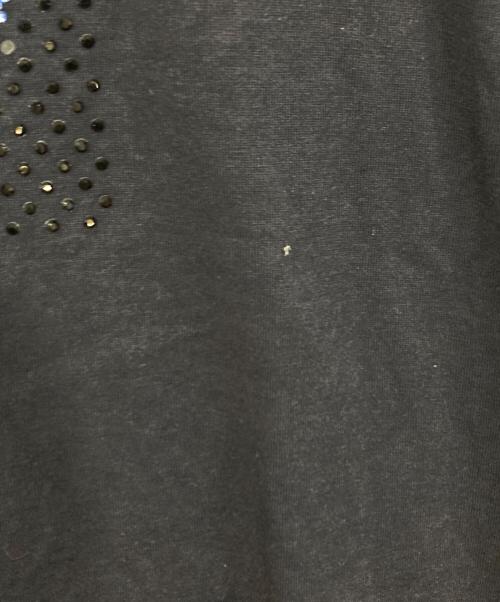 FENDI（フェンディ）FENDI (フェンディ) 18ss モンスターアイ ラインストーン 半袖Tシャツ ネイビー サイズ:48の古着・服飾アイテム