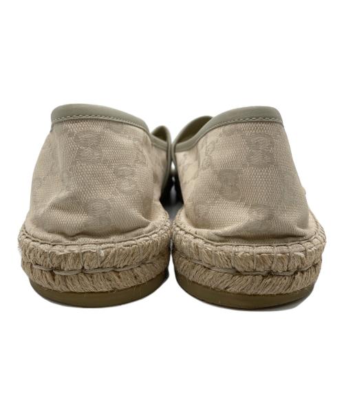 GUCCI（グッチ）GUCCI (グッチ) エスパドリーユ アイボリー サイズ:9の古着・服飾アイテム