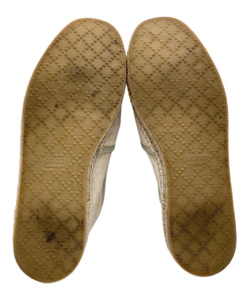 GUCCI（グッチ）GUCCI (グッチ) エスパドリーユ アイボリー サイズ:9の古着・服飾アイテム