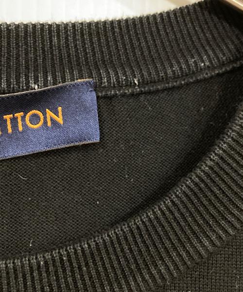 LOUIS VUITTON（ルイ ヴィトン）LOUIS VUITTON (ルイ ヴィトン) ダミエストライプジャガードTシャツ ブラック サイズ:Lの古着・服飾アイテム