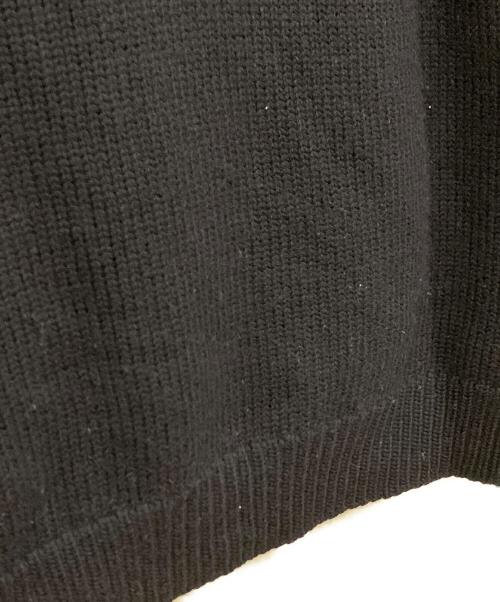 FENDI（フェンディ）FENDI (フェンディ) 18AW 刺繍レタリングニットセーター ベージュ×ネイビー サイズ:50の古着・服飾アイテム