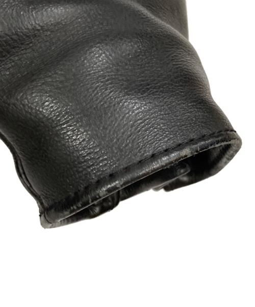 HARLEY-DAVIDSON（ハーレーダビッドソン）HARLEY-DAVIDSON (ハーレーダビッドソン) シングルライダースジャケット ブラック サイズ:Mの古着・服飾アイテム