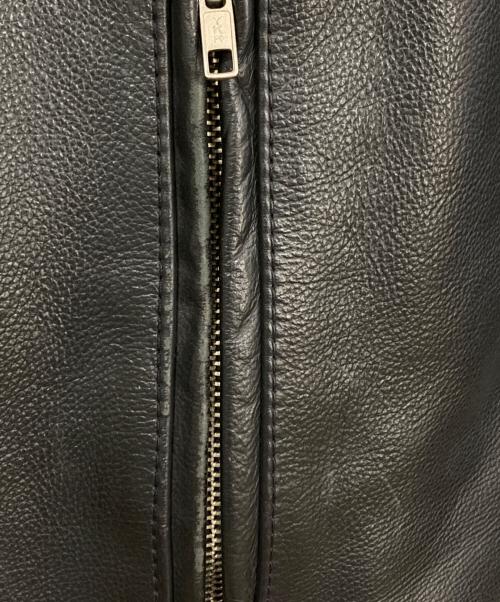 HARLEY-DAVIDSON（ハーレーダビッドソン）HARLEY-DAVIDSON (ハーレーダビッドソン) シングルライダースジャケット ブラック サイズ:Mの古着・服飾アイテム