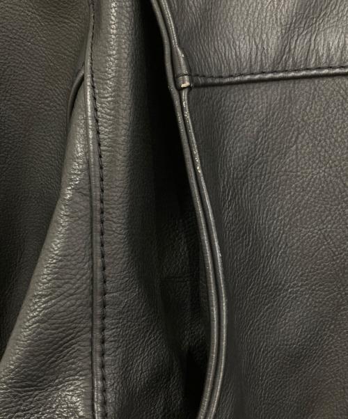 HARLEY-DAVIDSON（ハーレーダビッドソン）HARLEY-DAVIDSON (ハーレーダビッドソン) シングルライダースジャケット ブラック サイズ:Mの古着・服飾アイテム