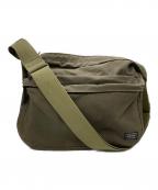 PORTERポーター）の古着「SHOULDER BAG」｜カーキ
