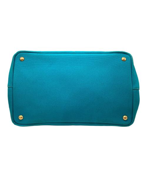 PRADA（プラダ）PRADA (プラダ) カナパトートバッグＭ ブルーの古着・服飾アイテム