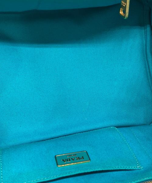 PRADA（プラダ）PRADA (プラダ) カナパトートバッグＭ ブルーの古着・服飾アイテム
