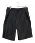 WHITE MOUNTAINEERING（ホワイトマウンテ二アニング）の古着「TROPICAL WOOL 2 TUCK SHORT PANTS」｜グレー