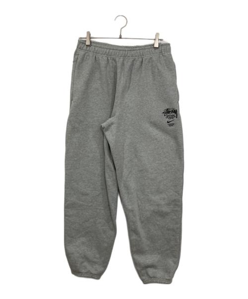 NIKE（ナイキ）NIKE (ナイキ) stussy (ステューシー) NRG ZR FLEECE PANT GREY HEATHER SWEAT PANTS グレー サイズ:Mの古着・服飾アイテム