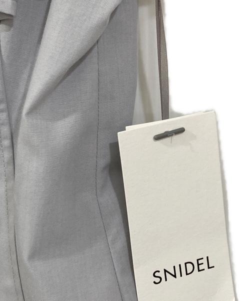 Snidel（スナイデル）Snidel (スナイデル) タイ付きブラウス グレー サイズ:FREEの古着・服飾アイテム