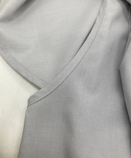 Snidel（スナイデル）Snidel (スナイデル) タイ付きブラウス グレー サイズ:FREEの古着・服飾アイテム