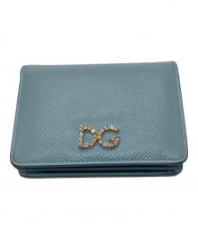 DOLCE & GABBANA（ドルチェ＆ガッバーナ）の古着「2つ折り財布」｜ブルー