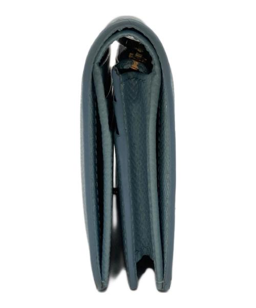 DOLCE & GABBANA（ドルチェ＆ガッバーナ）DOLCE & GABBANA (ドルチェ＆ガッバーナ) 2つ折り財布 ブルーの古着・服飾アイテム