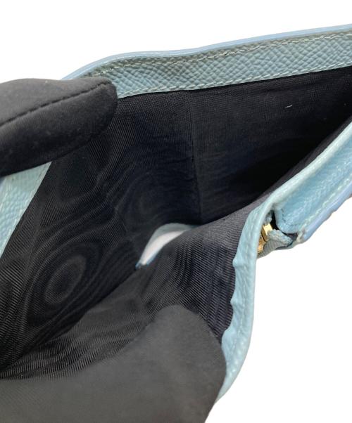 DOLCE & GABBANA（ドルチェ＆ガッバーナ）DOLCE & GABBANA (ドルチェ＆ガッバーナ) 2つ折り財布 ブルーの古着・服飾アイテム