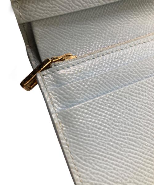 DOLCE & GABBANA（ドルチェ＆ガッバーナ）DOLCE & GABBANA (ドルチェ＆ガッバーナ) 2つ折り財布 ブルーの古着・服飾アイテム