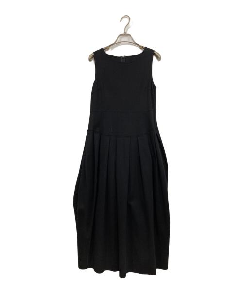 styling/（スタイリング）styling/ (スタイリング) コクーンカットワンピース ブラックの古着・服飾アイテム