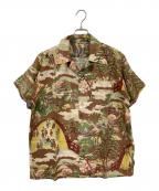 Sun Bros & Co.サンブロス アンド カンパニー）の古着「50's和柄アロハシャツ」｜ブラウン