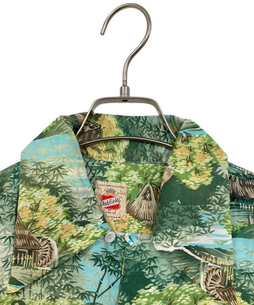 Ashfield by Duke of Hollywood（Ashfield by Duke of Hollywood）Ashfield by Duke of Hollywood (Ashfield by Duke of Hollywood) 50's総柄アロハシャツ グリーン サイズ:L(16-16 1/2)の古着・服飾アイテム