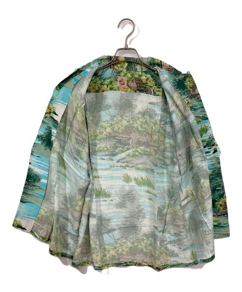 Ashfield by Duke of Hollywood（Ashfield by Duke of Hollywood）Ashfield by Duke of Hollywood (Ashfield by Duke of Hollywood) 50's総柄アロハシャツ グリーン サイズ:L(16-16 1/2)の古着・服飾アイテム