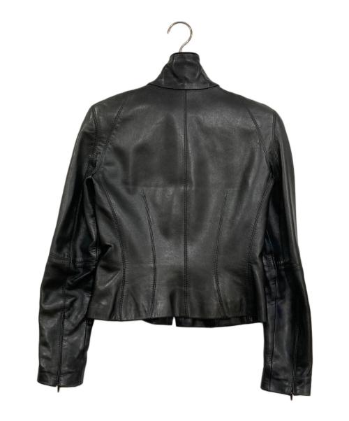 LOEWE（ロエベ）LOEWE (ロエベ) ラムレザージャケット ブラック サイズ:36の古着・服飾アイテム