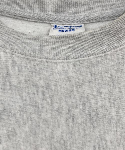 Champion REVERSE WEAVE（チャンピオン リバース ウィーブ）Champion REVERSE WEAVE (チャンピオン リバース ウィーブ) プリントスウェット グレー サイズ:Ⅿの古着・服飾アイテム
