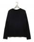 Martin Margiela 10 (マルタン・マルジェラ 10) ショルダーボタンニット ブラック サイズ:M：15000円