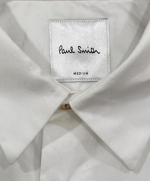 PAUL SMITH（ポールスミス）Paul Smith (ポールスミス) CHARM & PICTURE BUTTON SHIRT ホワイト サイズ:Ⅿの古着・服飾アイテム