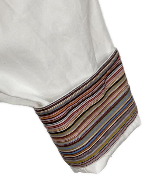 PAUL SMITH（ポールスミス）Paul Smith (ポールスミス) CHARM & PICTURE BUTTON SHIRT ホワイト サイズ:Ⅿの古着・服飾アイテム