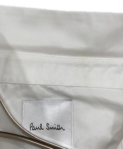PAUL SMITH（ポールスミス）Paul Smith (ポールスミス) CHARM & PICTURE BUTTON SHIRT ホワイト サイズ:Ⅿの古着・服飾アイテム