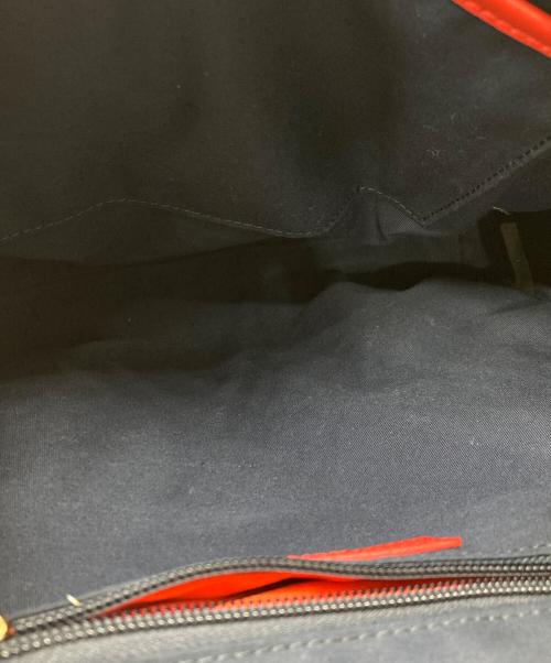 PAUL SMITH（ポールスミス）Paul Smith (ポールスミス) カラーブロック バックパック ネイビー×レッドの古着・服飾アイテム