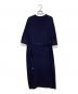 MACKINTOSH PHILOSOPHY (マッキントッシュ フィロソフィー) Cleric Collar Knit ワンピース ネイビー サイズ:38：5000円