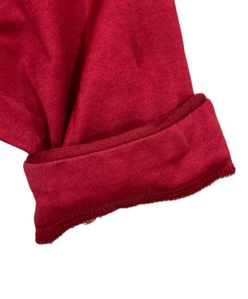 LEONARD SPORT（レオナール スポーツ）LEONARD SPORT (レオナール スポーツ) ハイネック花柄カットソー レッド サイズ:LLの古着・服飾アイテム