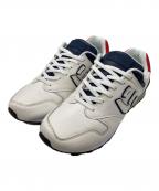 Sangacioサンガッチョ）の古着「トリコロールにゅーず スニーカー」｜ホワイト