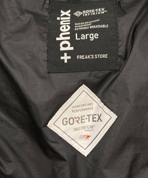 +PHENIX（フェニックス）+PHENIX (プラスフェニックス) FREAK'S STORE (フリークストア) GORE-TEX INFINIUM DOWN JACKET ブラック サイズ:Lの古着・服飾アイテム