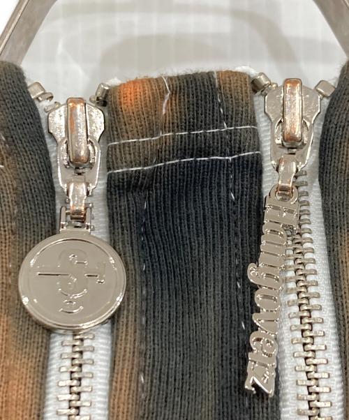 hangoverz clothez（ハングオーバーズ）HANGOVERZ CLOTHEZ (ハングオーバーズ) ST&OG Charm Double Zip Hoodie オレンジ×ブラック サイズ:Lの古着・服飾アイテム